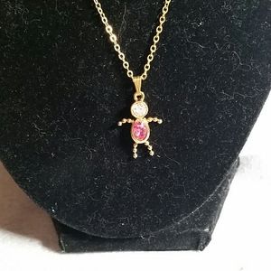 Beautiful pink child pendant for the new mother!!